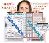 Hebrew Essentials Charts and CD Set