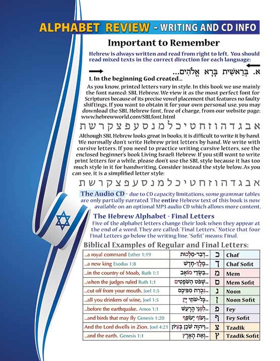 open page Biblical Hebrew