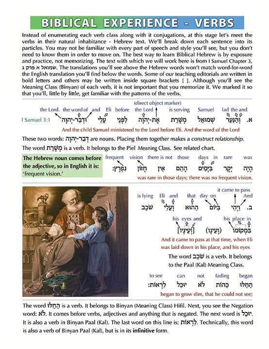 sample page Biblical Hebrew